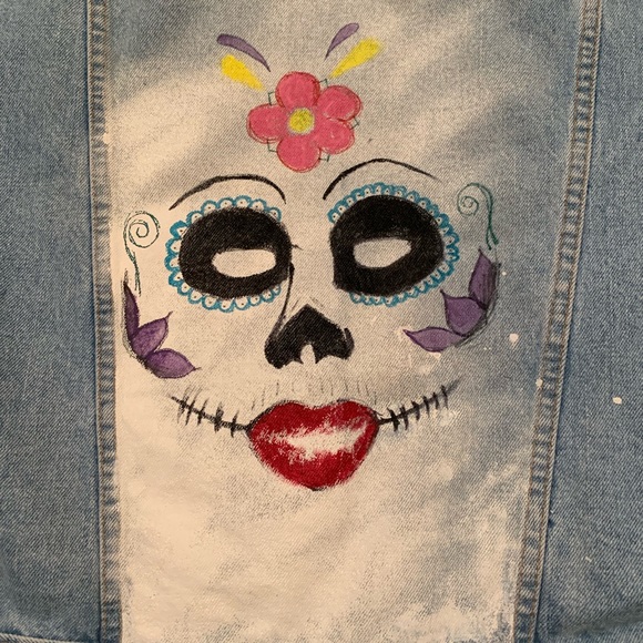 Vintage Levi’s Painted Denim Jacket - Picture 6 of 7